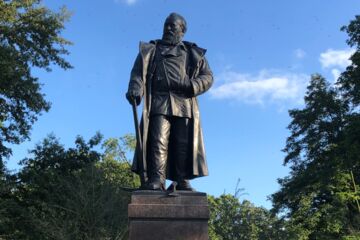 Karl Heine monument - new casting - Leipzig